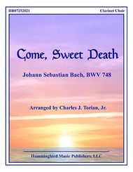 Come, Sweet Death Clarinet Choir cover Thumbnail